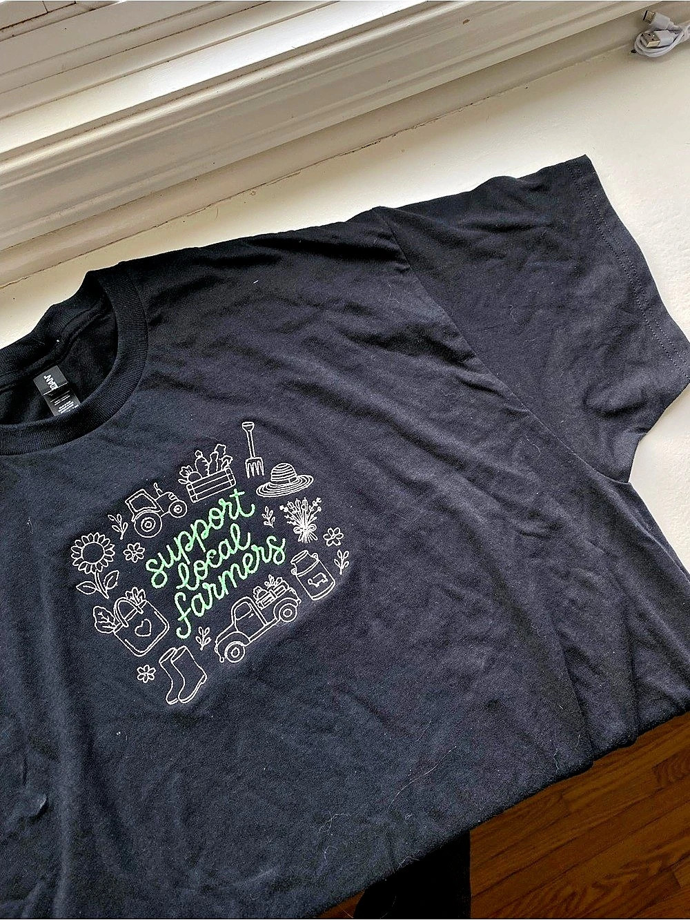 Gildan Support Local Farmers Graphic Tee